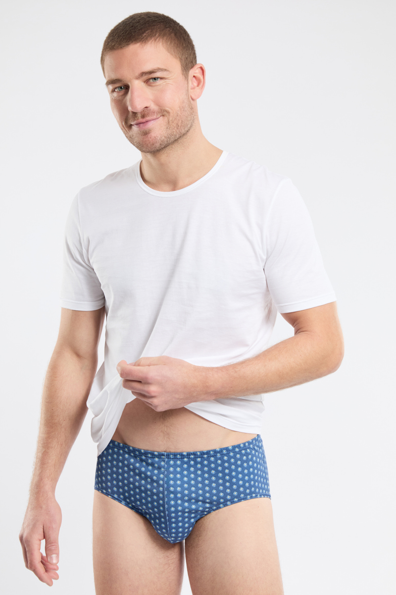 Slip imprimé pois - coton issu de l'agriculture biologique