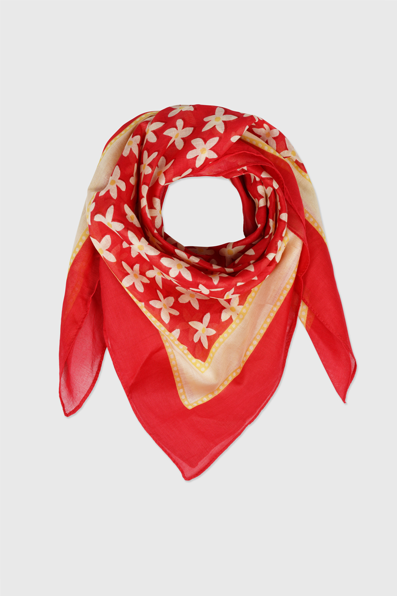 Foulard carré - coton