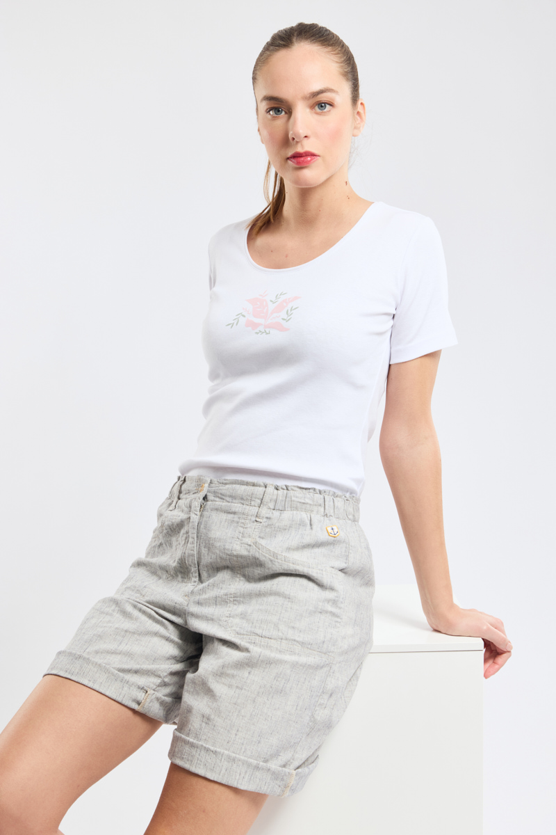 T-shirt végétal - coton léger