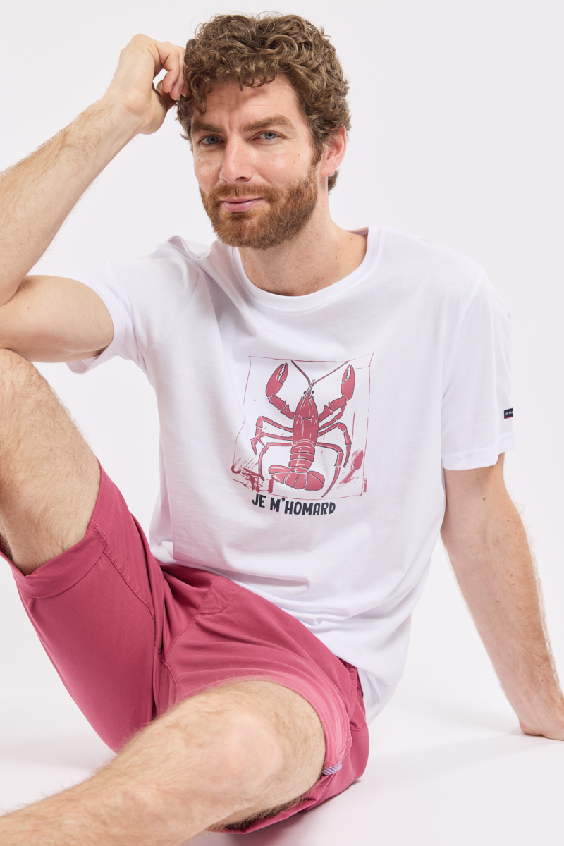 T-shirt homard - coton léger