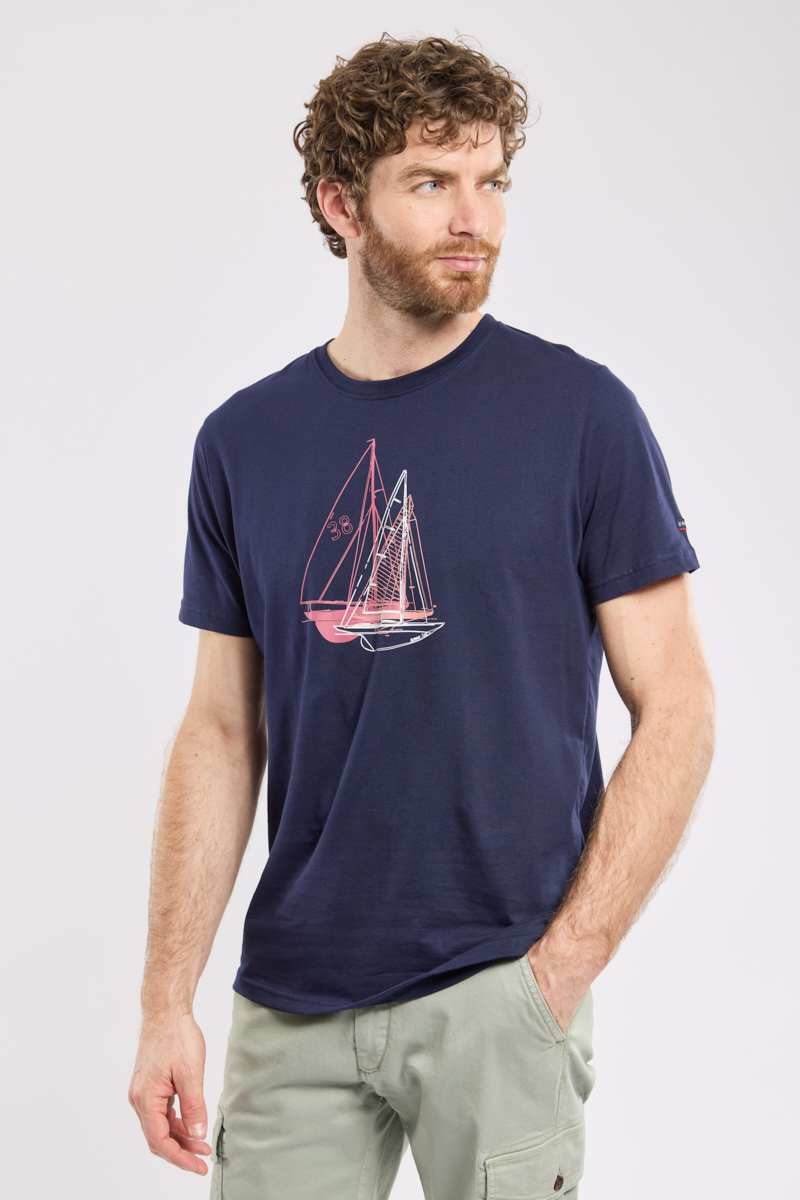 T-shirt bateaux - coton léger