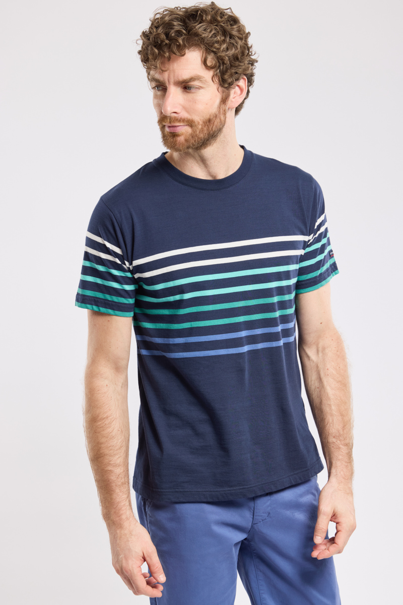 T-shirt rayé - coton léger