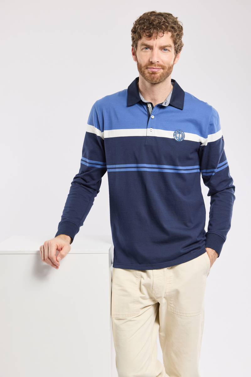 Polo manches longues - coton léger