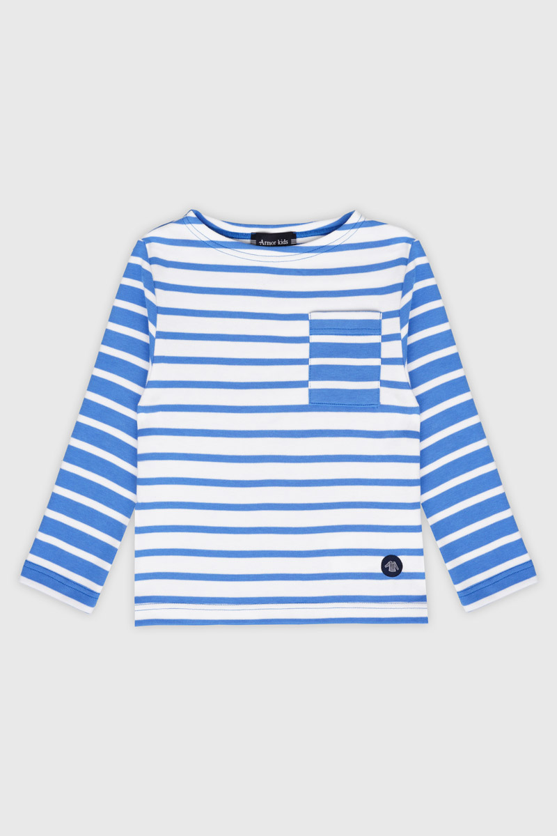 Marinière avec poche Kids - coton épais