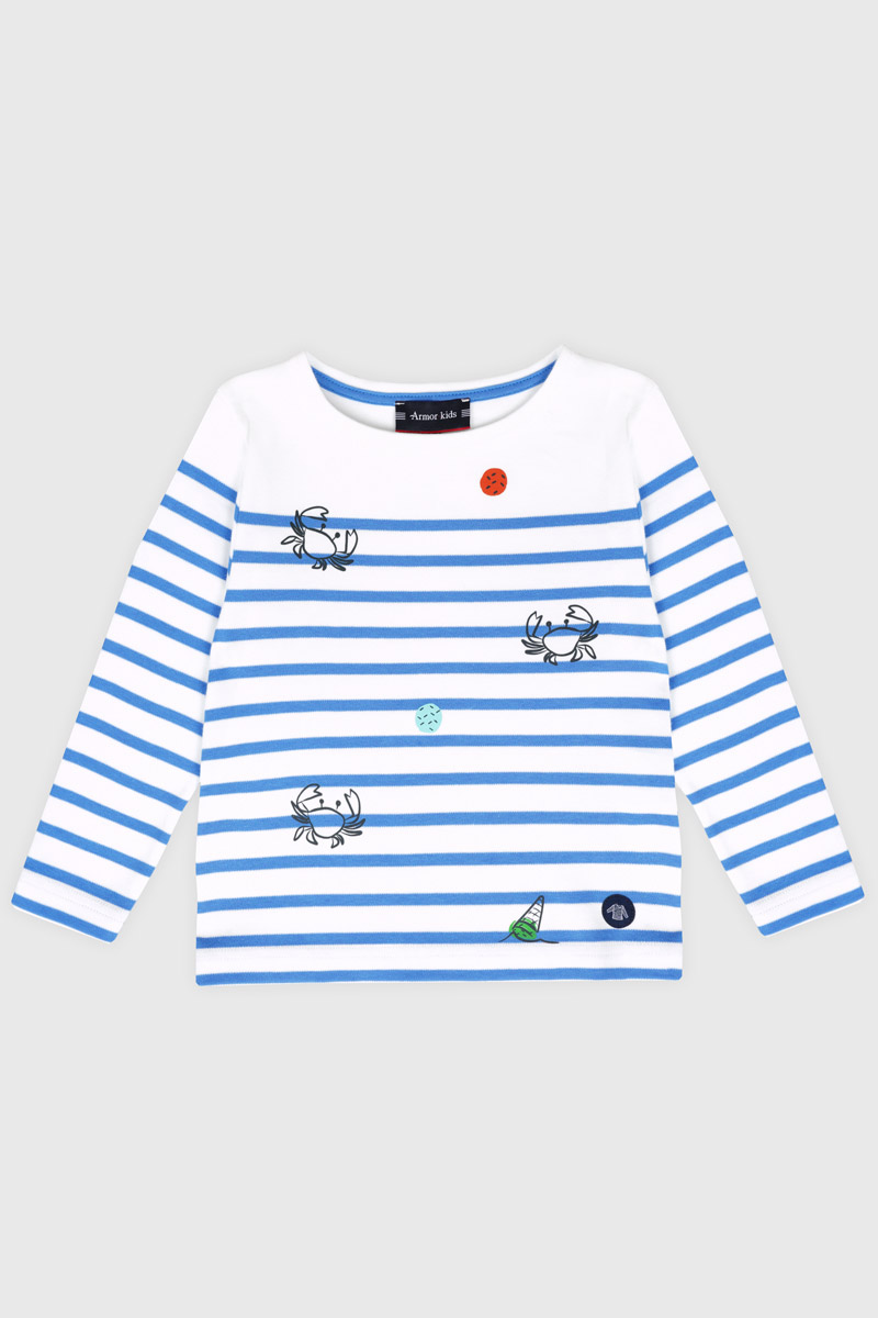 Marinière crabes Kids - coton épais