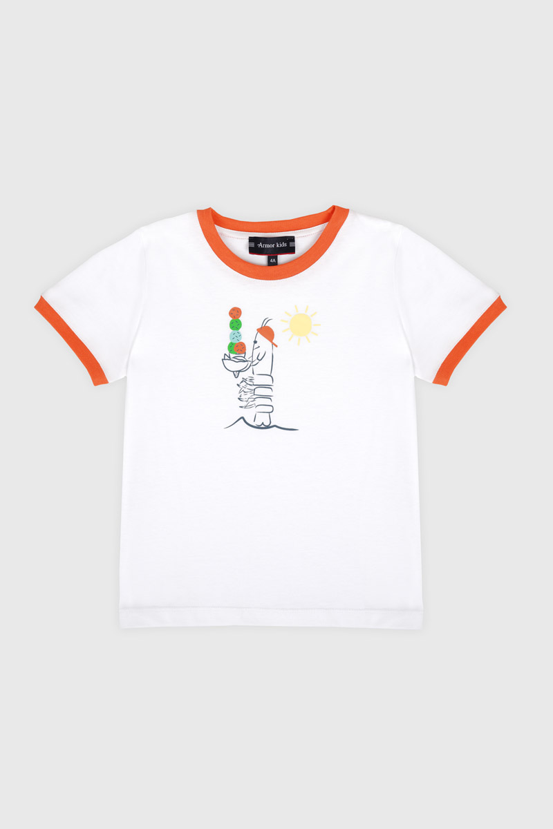 T-shirt langoustine Kids - coton léger