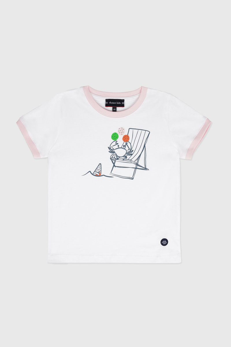 T-shirt crabe Kids - coton léger