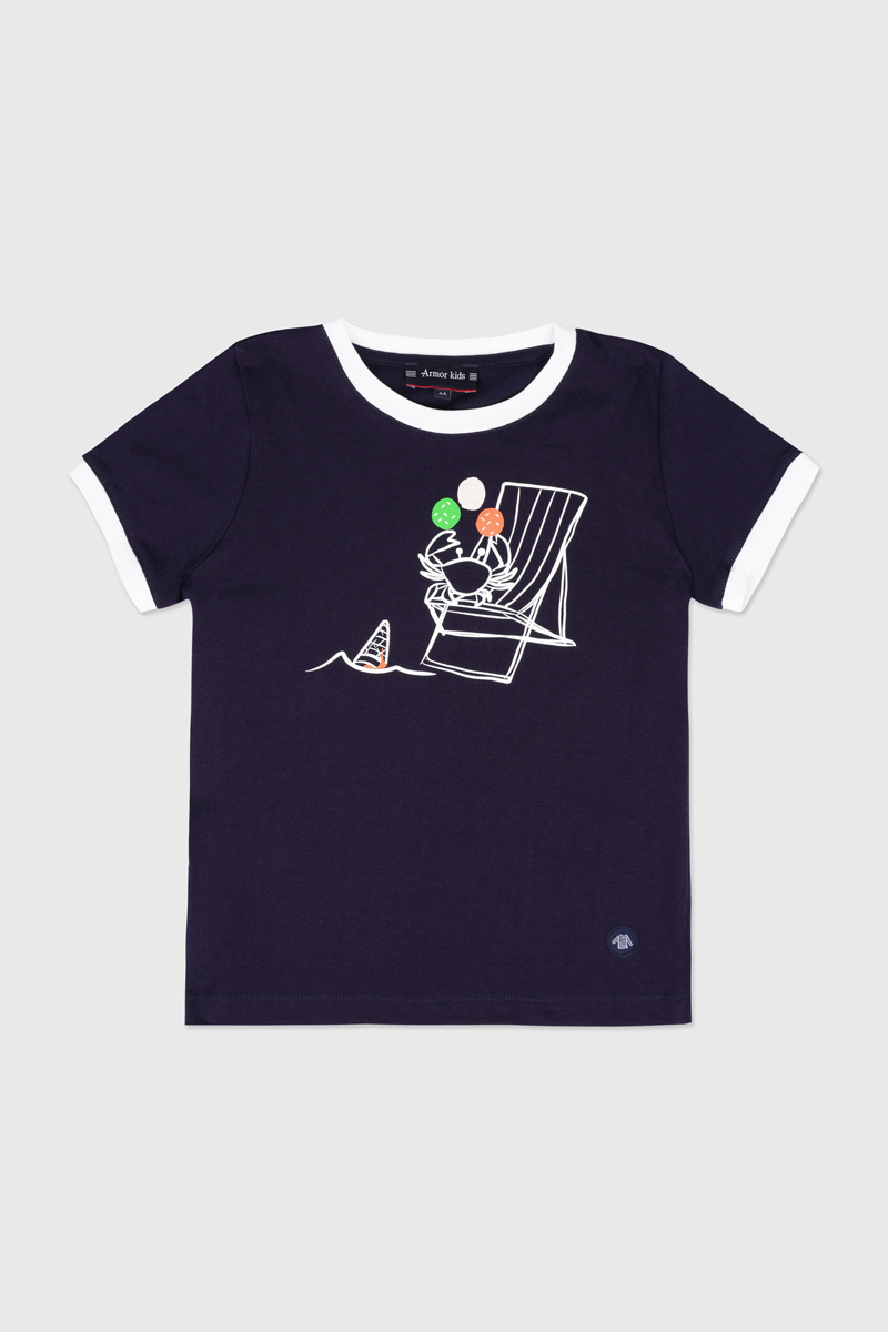 T-shirt crabe Kids - coton léger