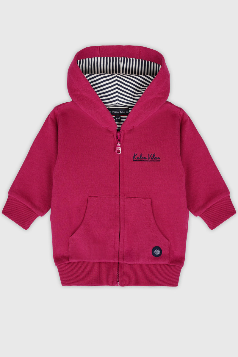 Sweat zippé Baby - coton