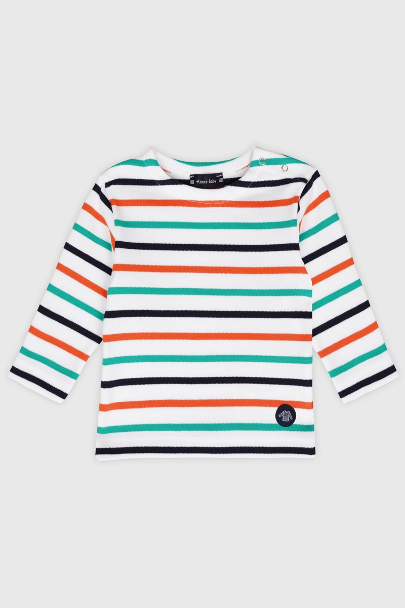 Marinière tricolore Baby - coton épais