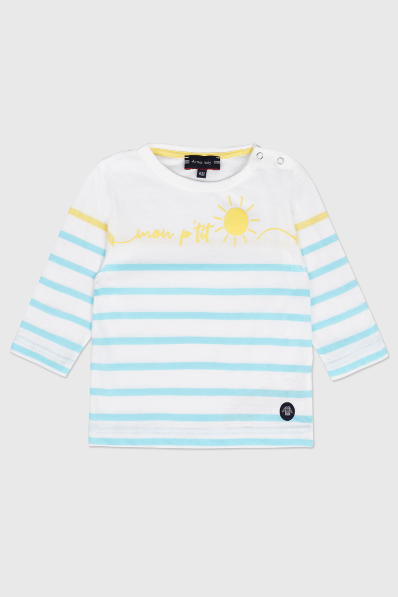 Marinière mon pirate Baby - coton léger