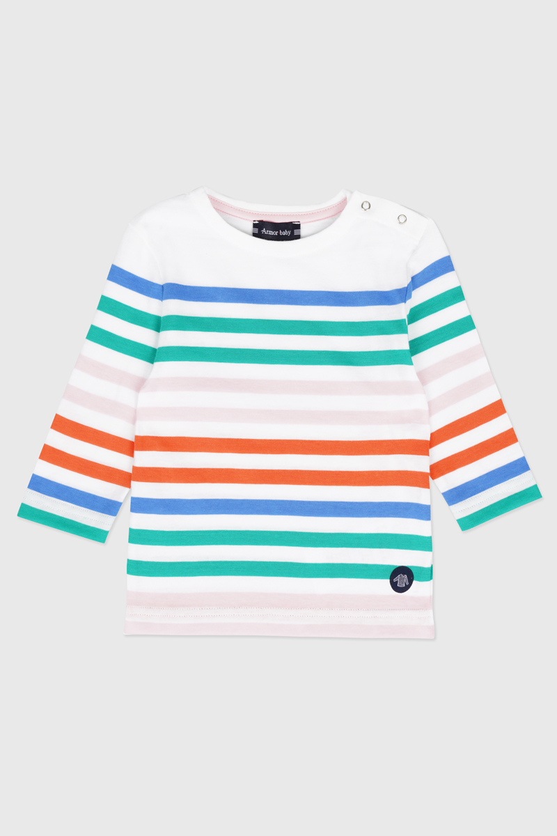 Marinière multicolore Baby- Coton