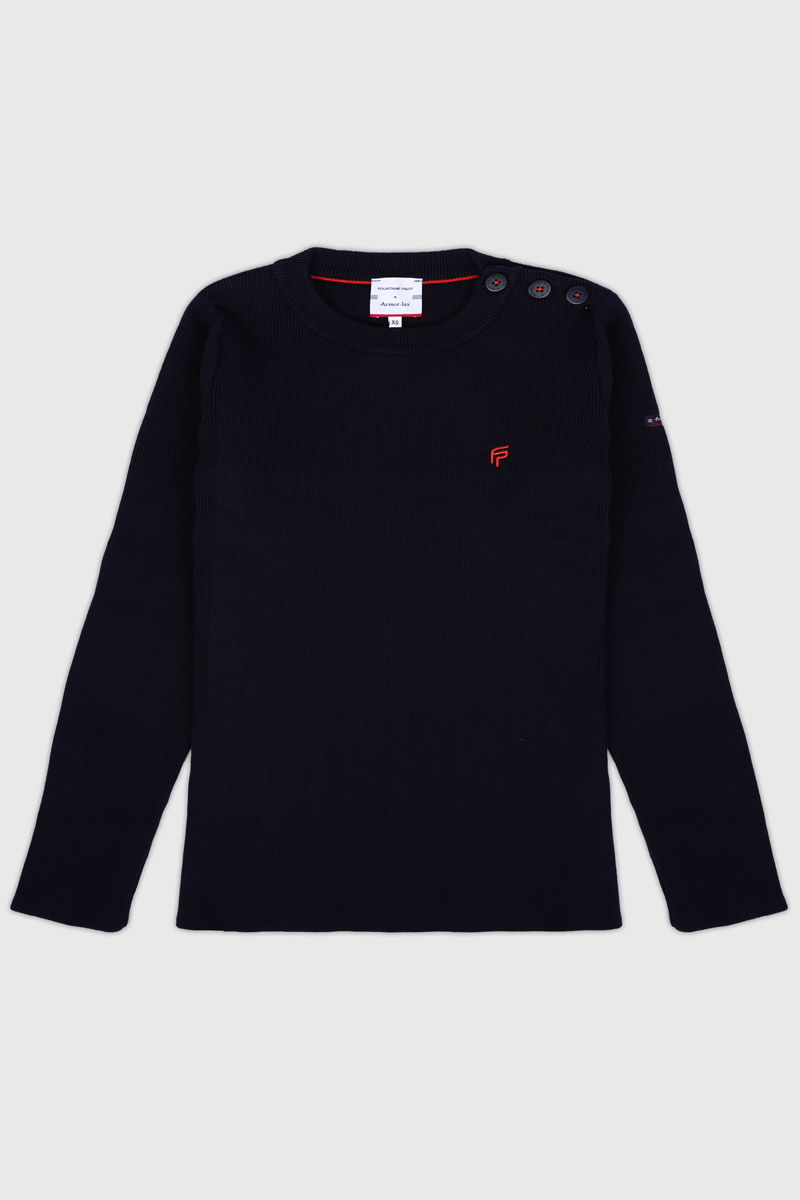 Pull marin Femme - Fountaine Pajot x Armor-lux
