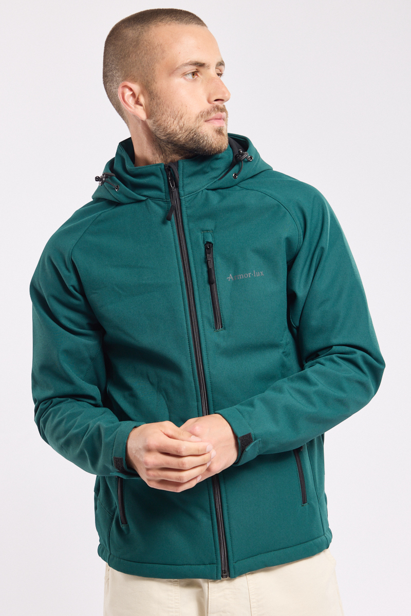 Veste softshell sérigraphiée