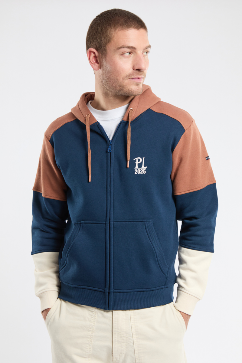Sweat zippé colorblock 2025 - Unisexe