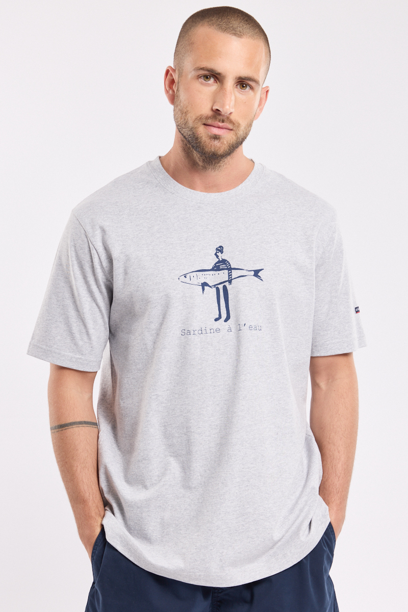 T-shirt Sardine à l'eau - coton léger