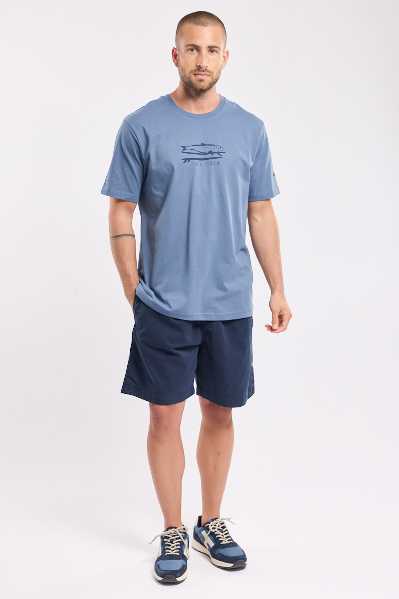 T-shirt Surf salé - coton léger