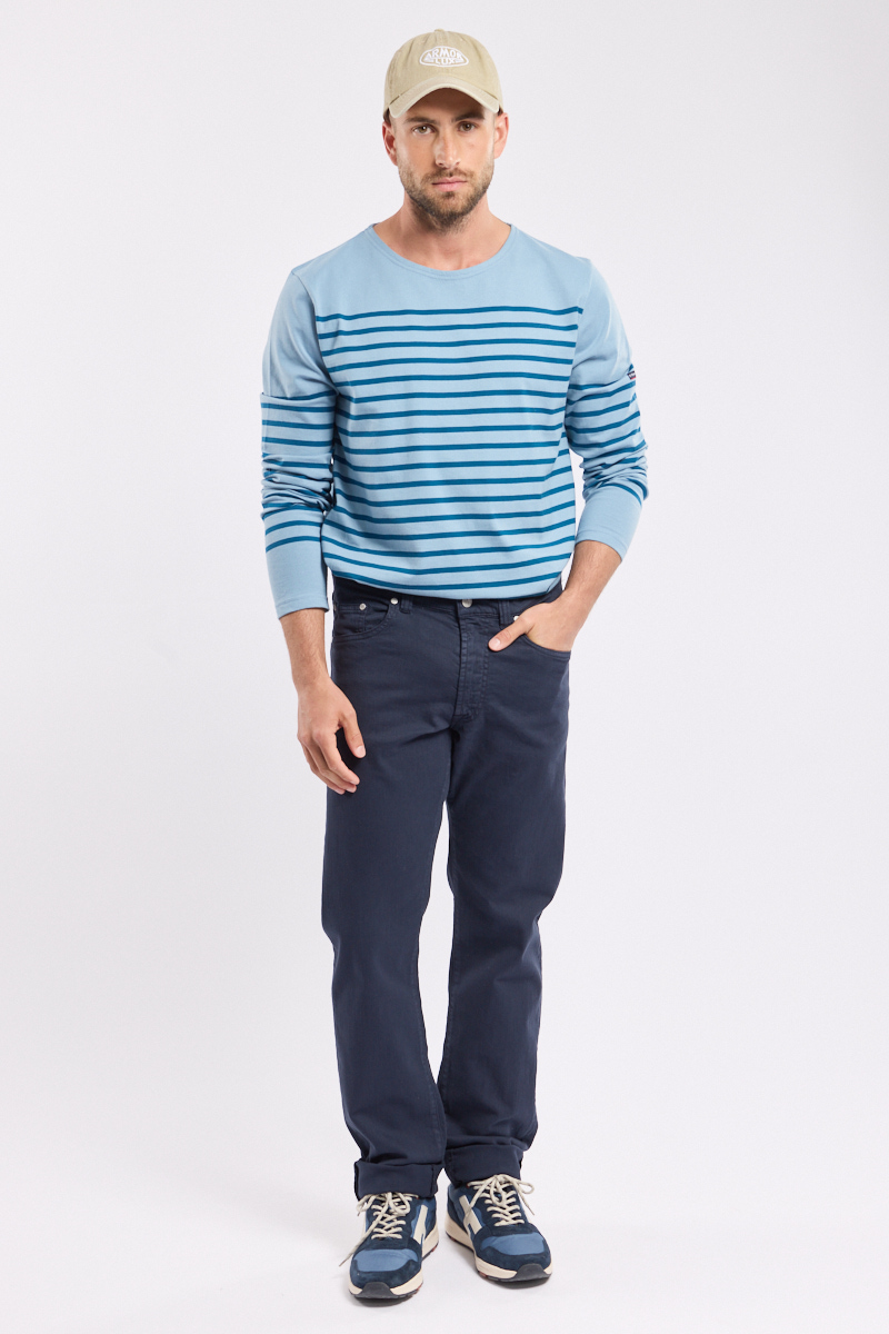 Pantalon coupe droite - coton
