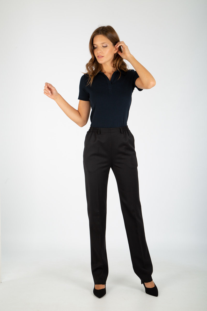 Pantalon satiné Gribouille - bi-extensible