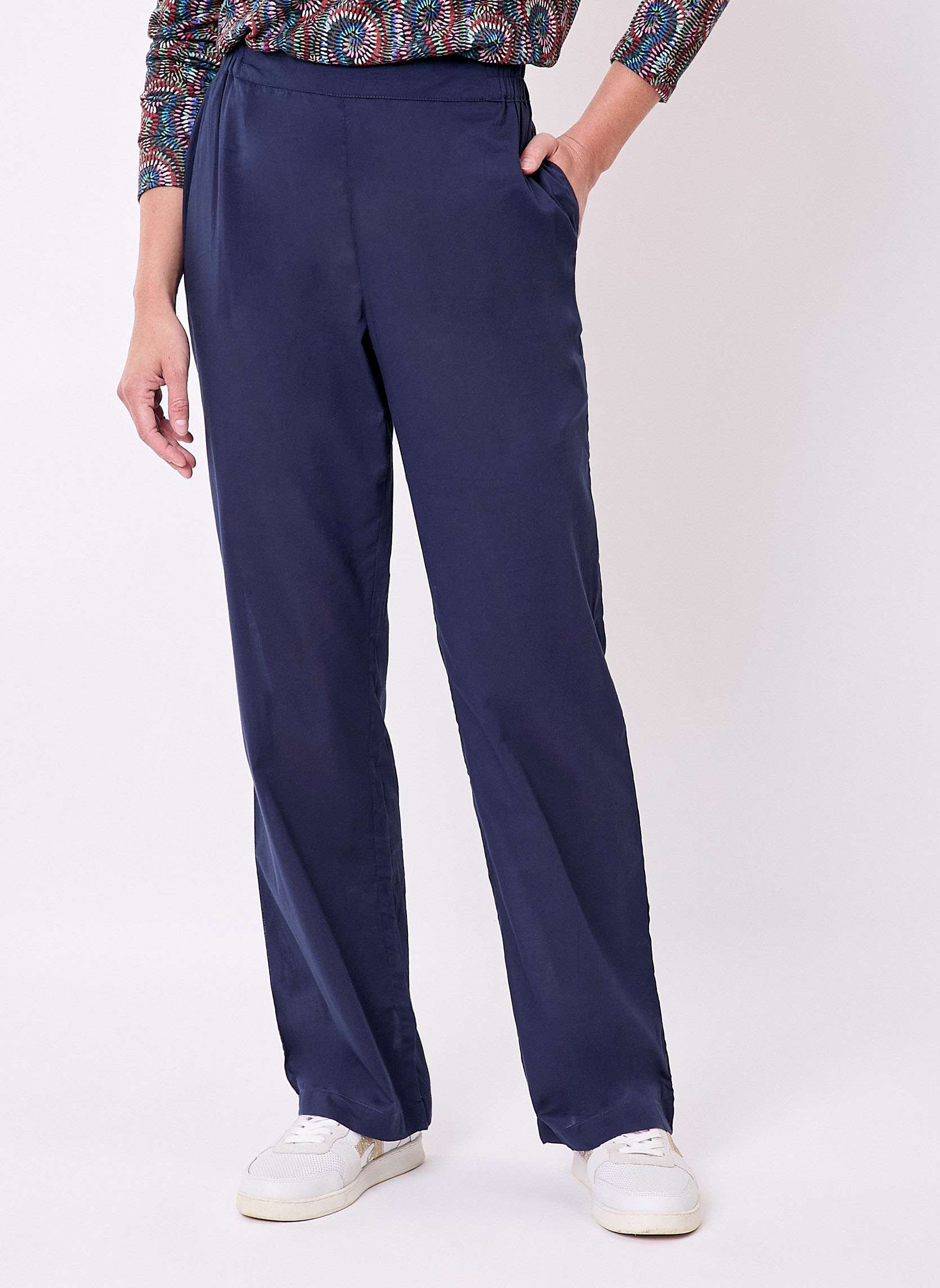 Pantalon droit voile de coton bio JONA