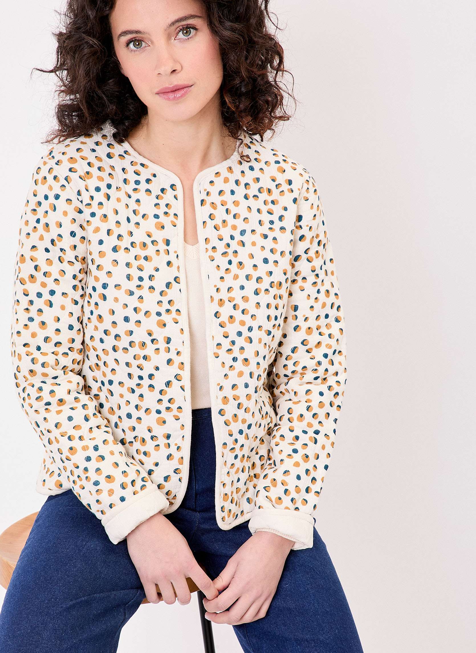 Veste matelasse rversible gaze de coton bio BANSARA