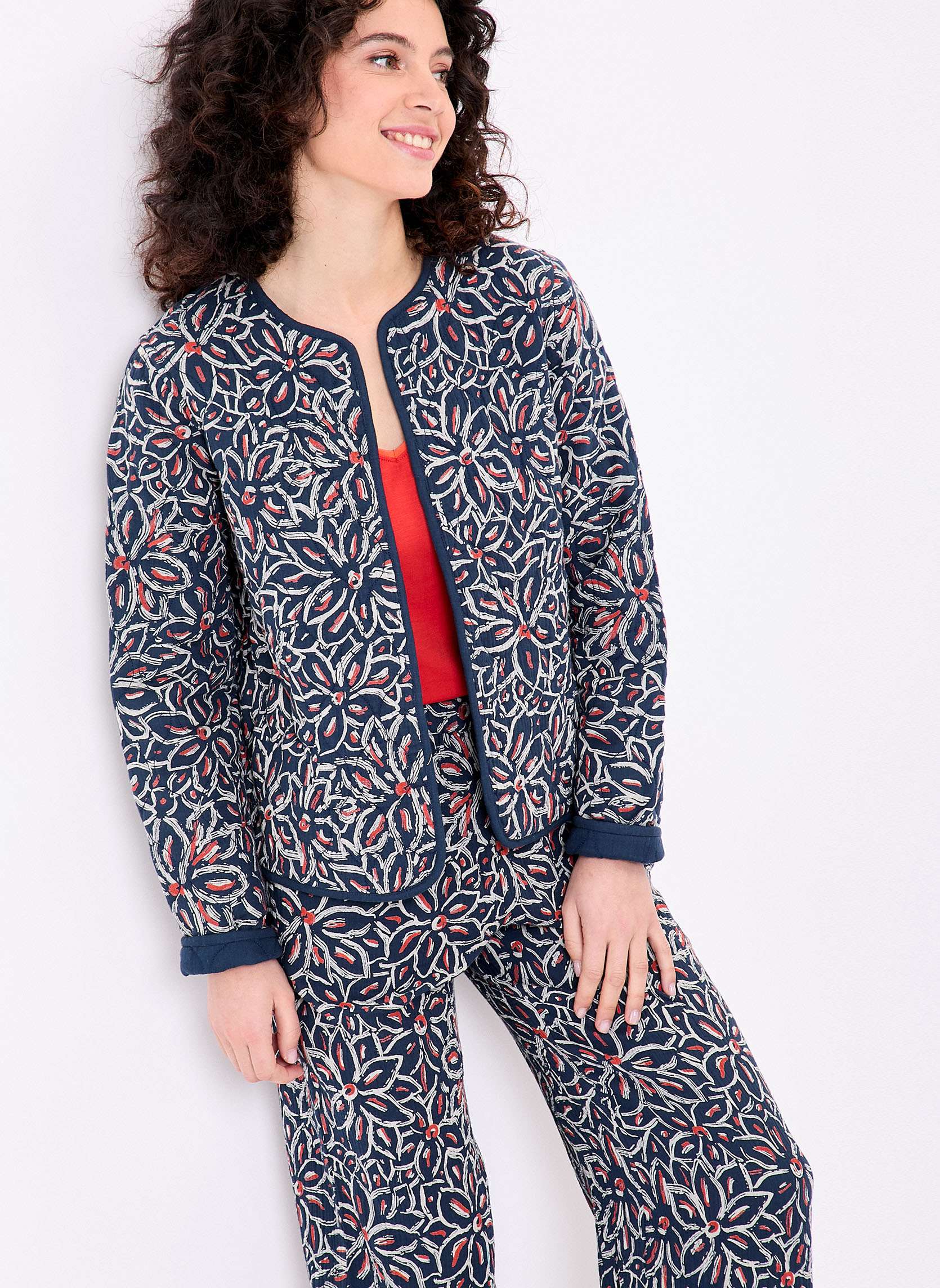Veste matelasse rversible gaze de coton bio BANSARA
