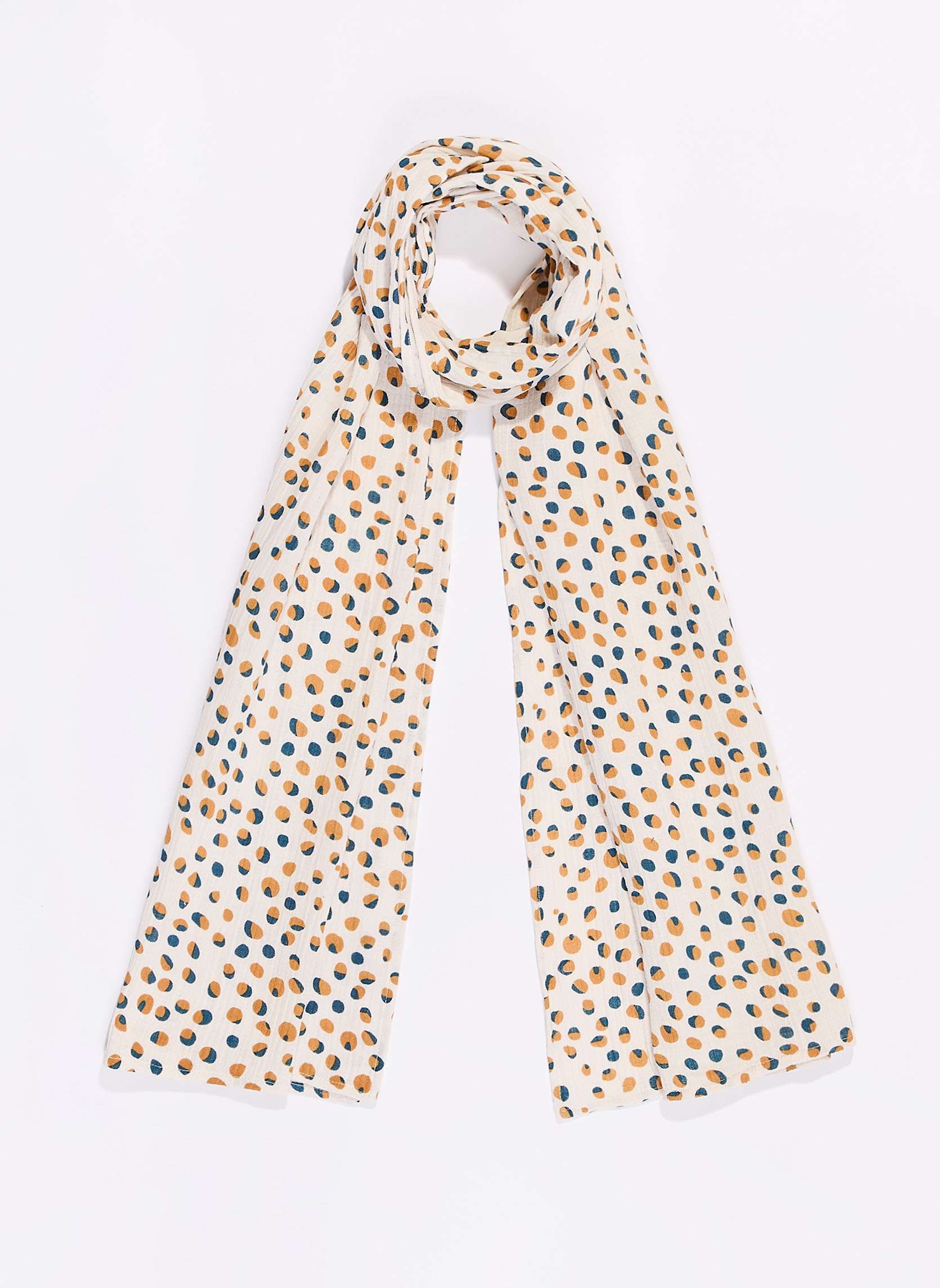 Foulard rectangulaire en gaze de coton bio BUTCH