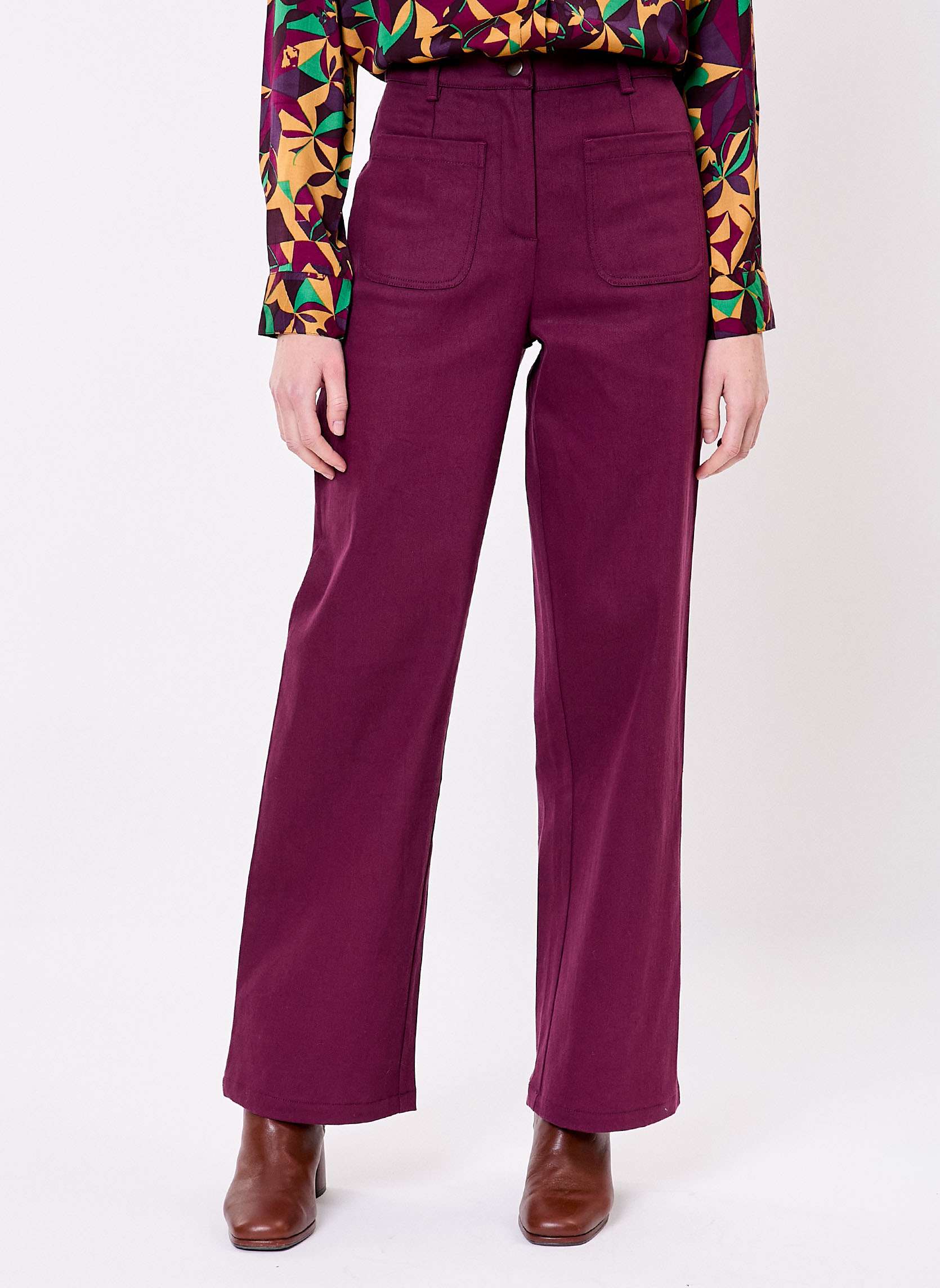 Jean large denim coton bio MAYA