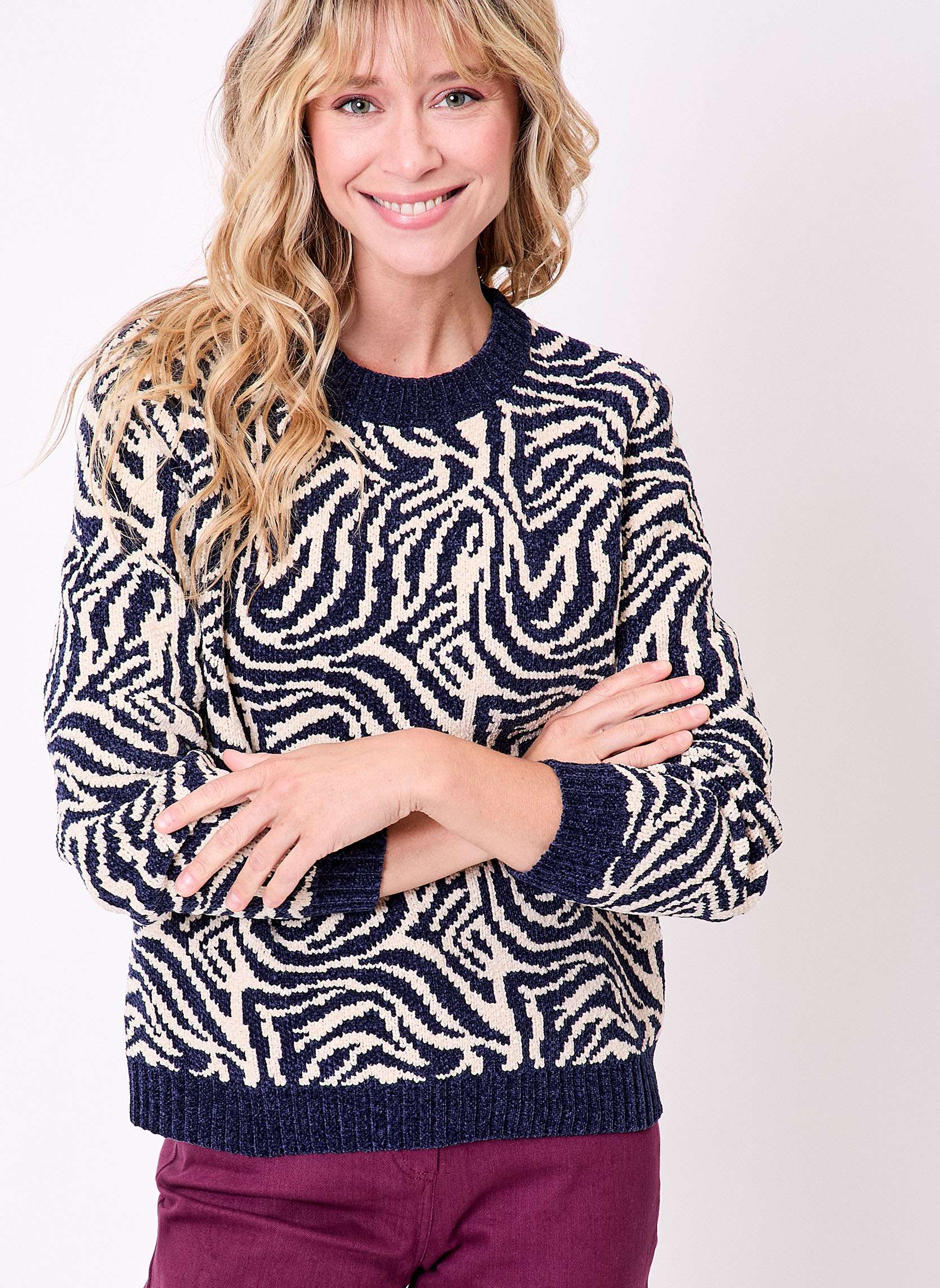 Pull maille duveteuse FALLON