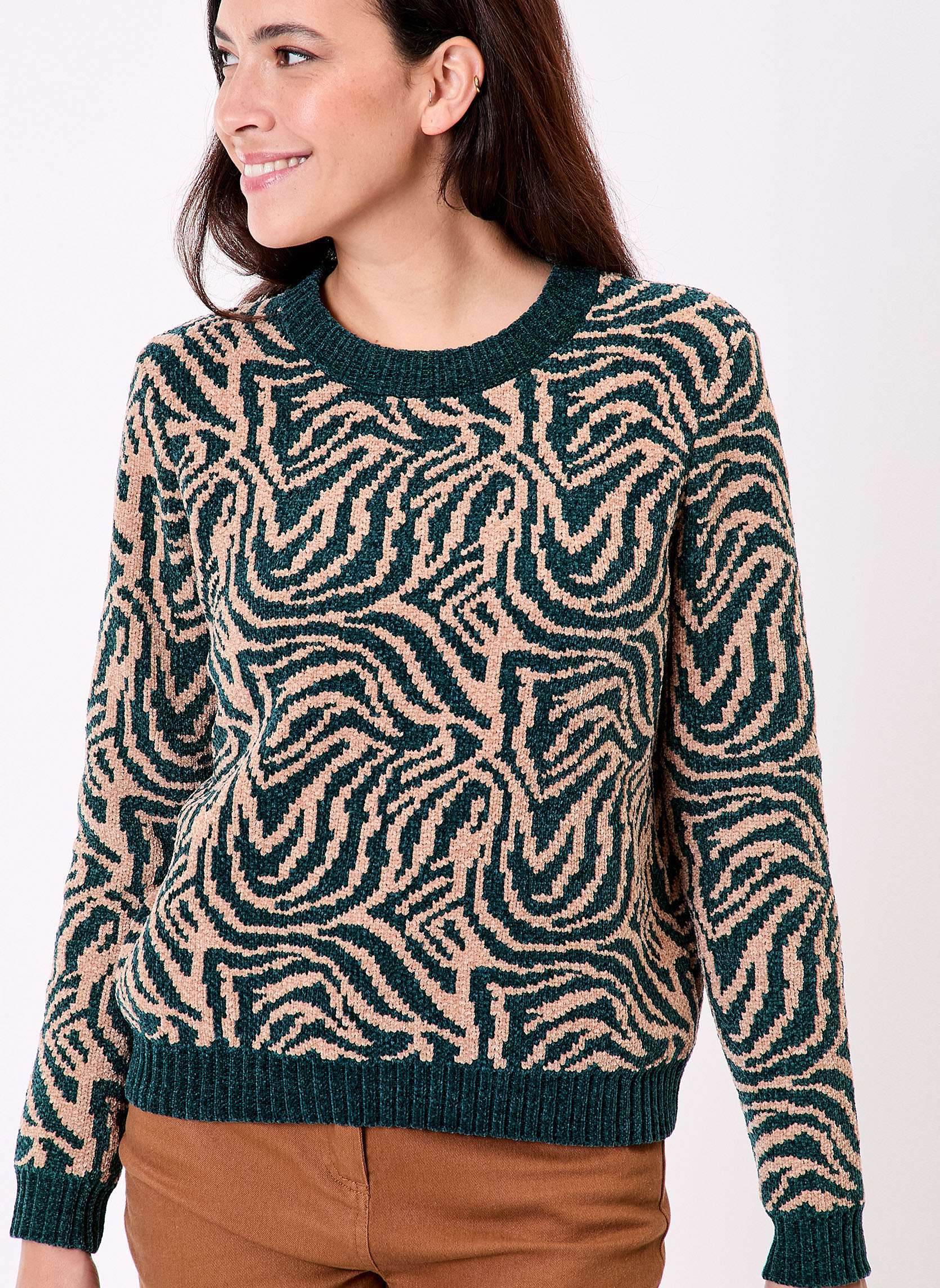 Pull maille duveteuse FALLON