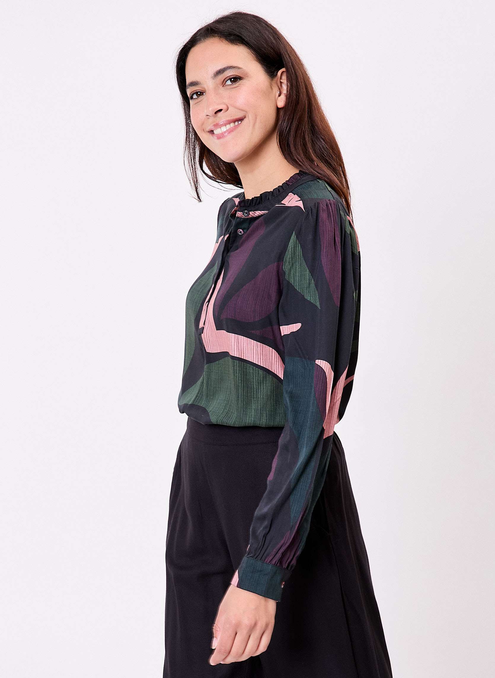 Blouse fluide volants BILL