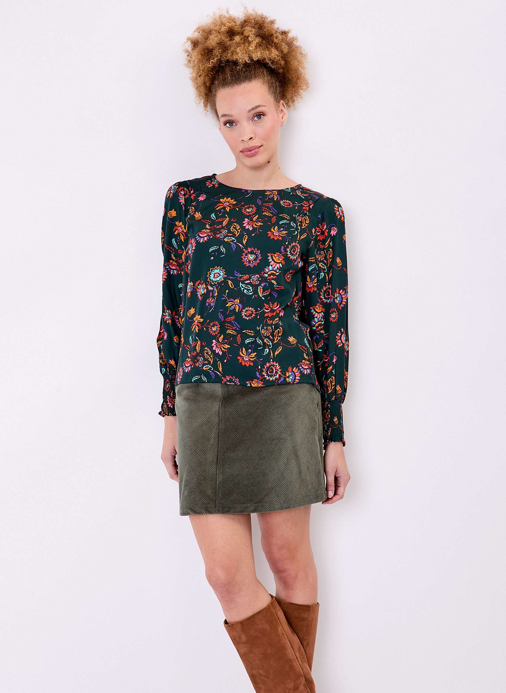 Blouse fluide satine SHAYAN