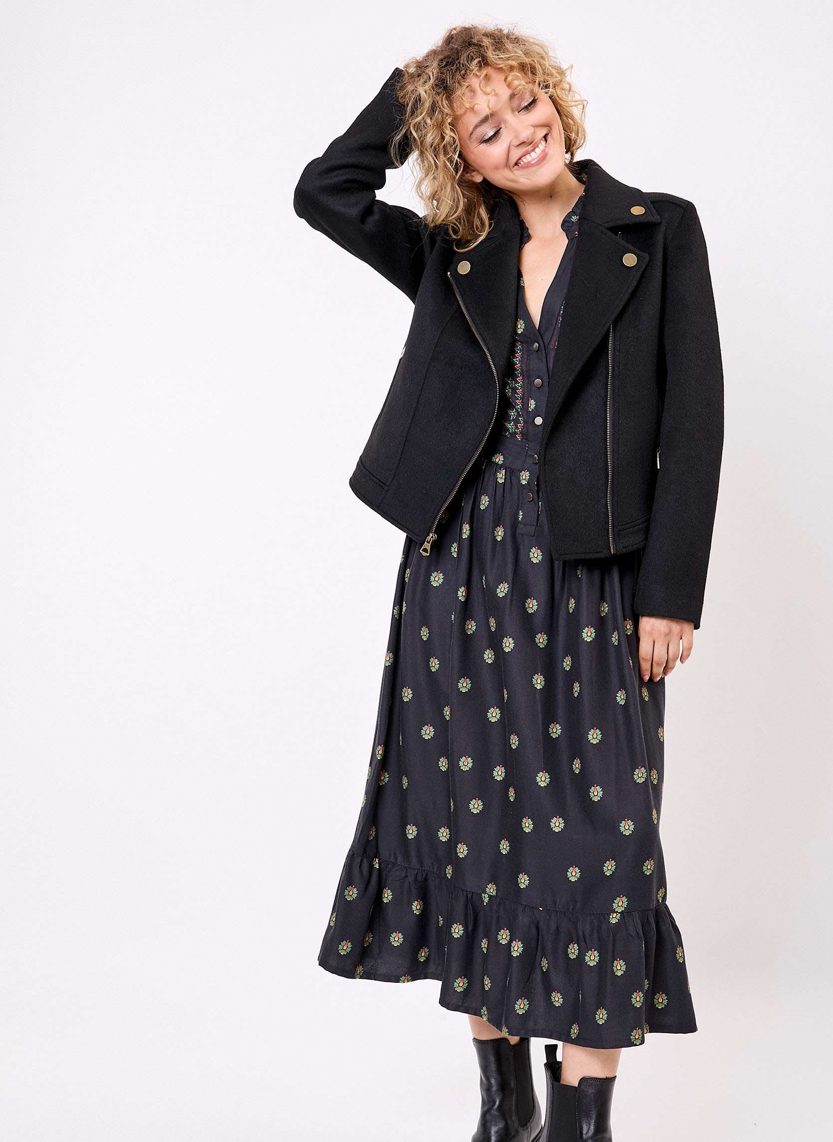 Veste courte en lainage MAJDI