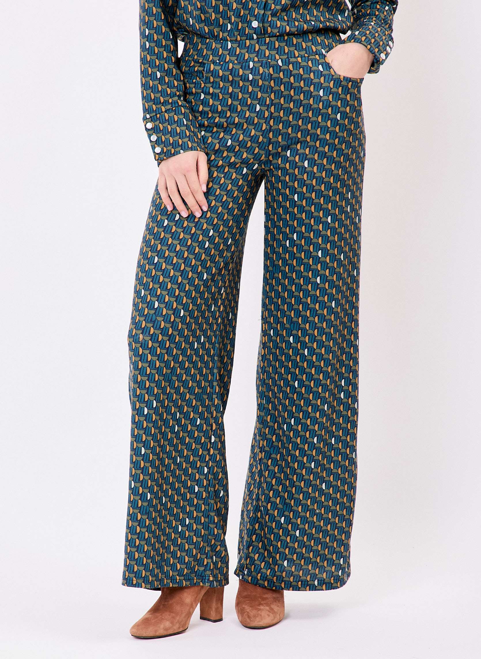 Pantalon large maille souple CHESTER