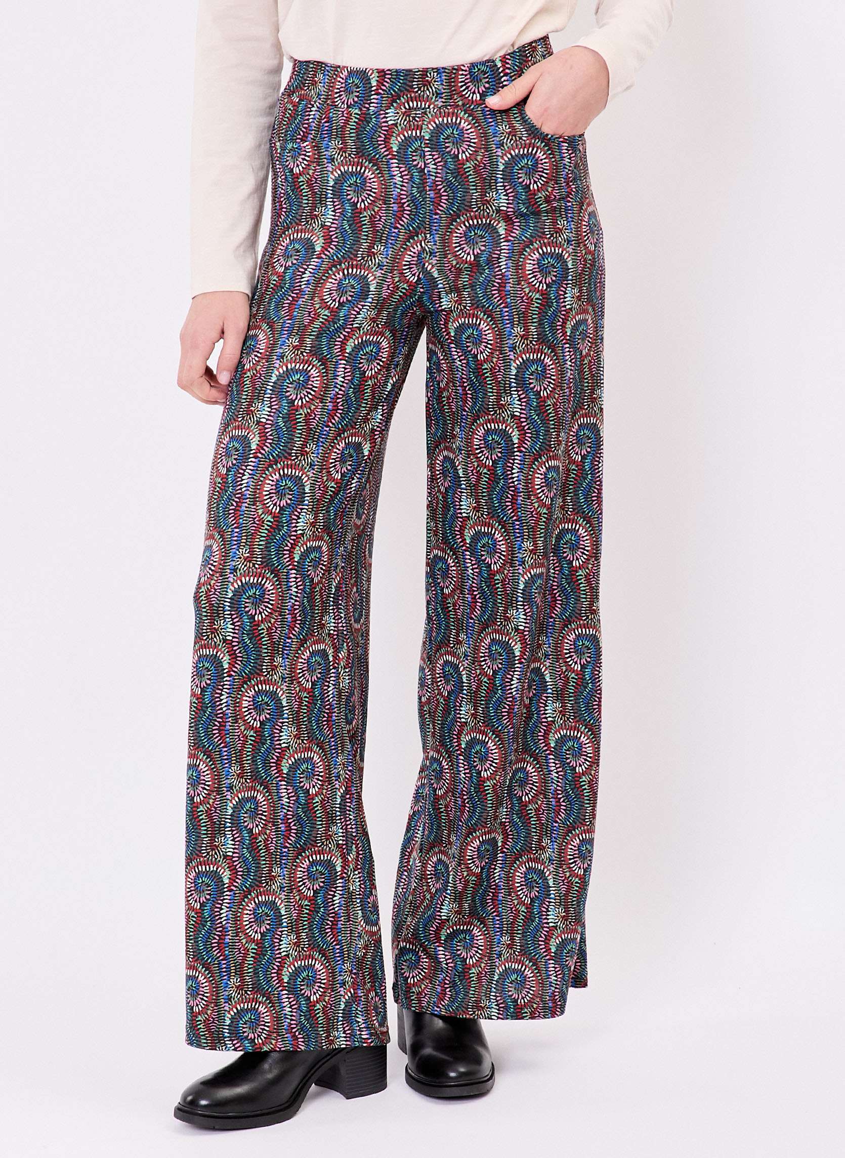 Pantalon large maille souple CHESTER