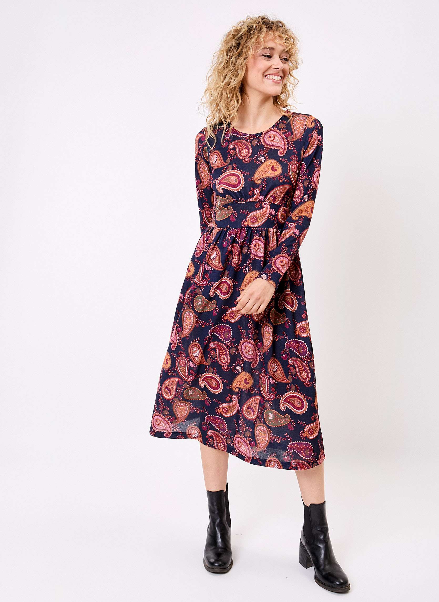 Robe midi maille  BAVERLY