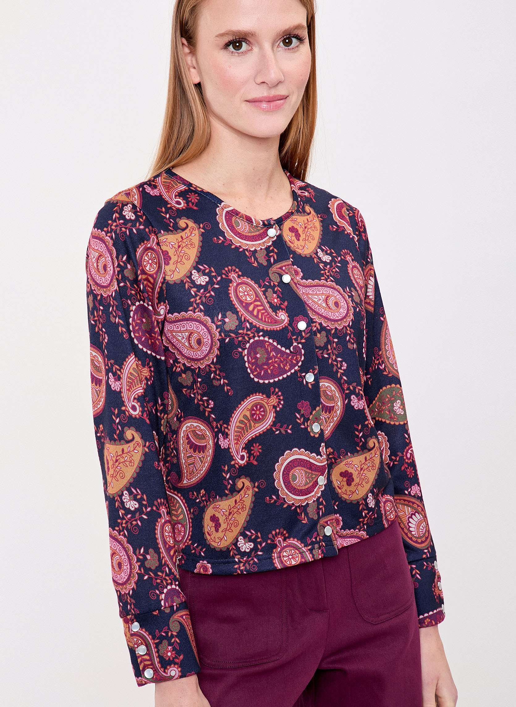 Gilet maille fine boutonne LAKE