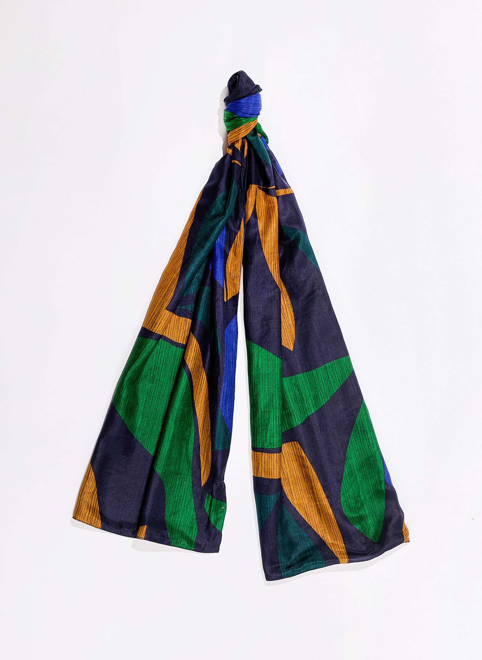 Foulard en soie rectangulaire imprime SOIE