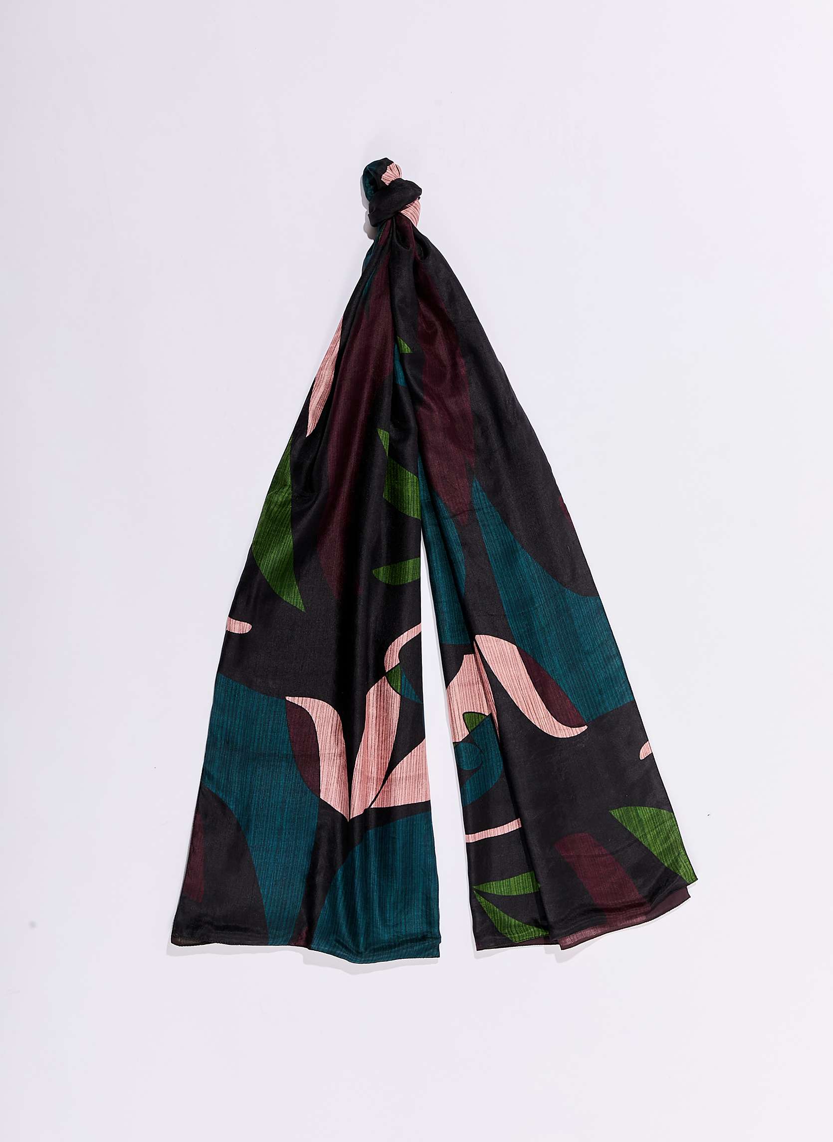 Foulard en soie rectangulaire imprime SOIE