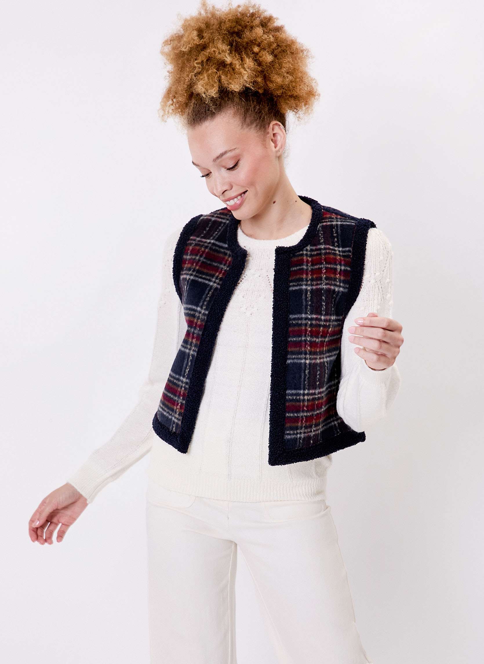 Gilet sherpa sans manche rversible RISI