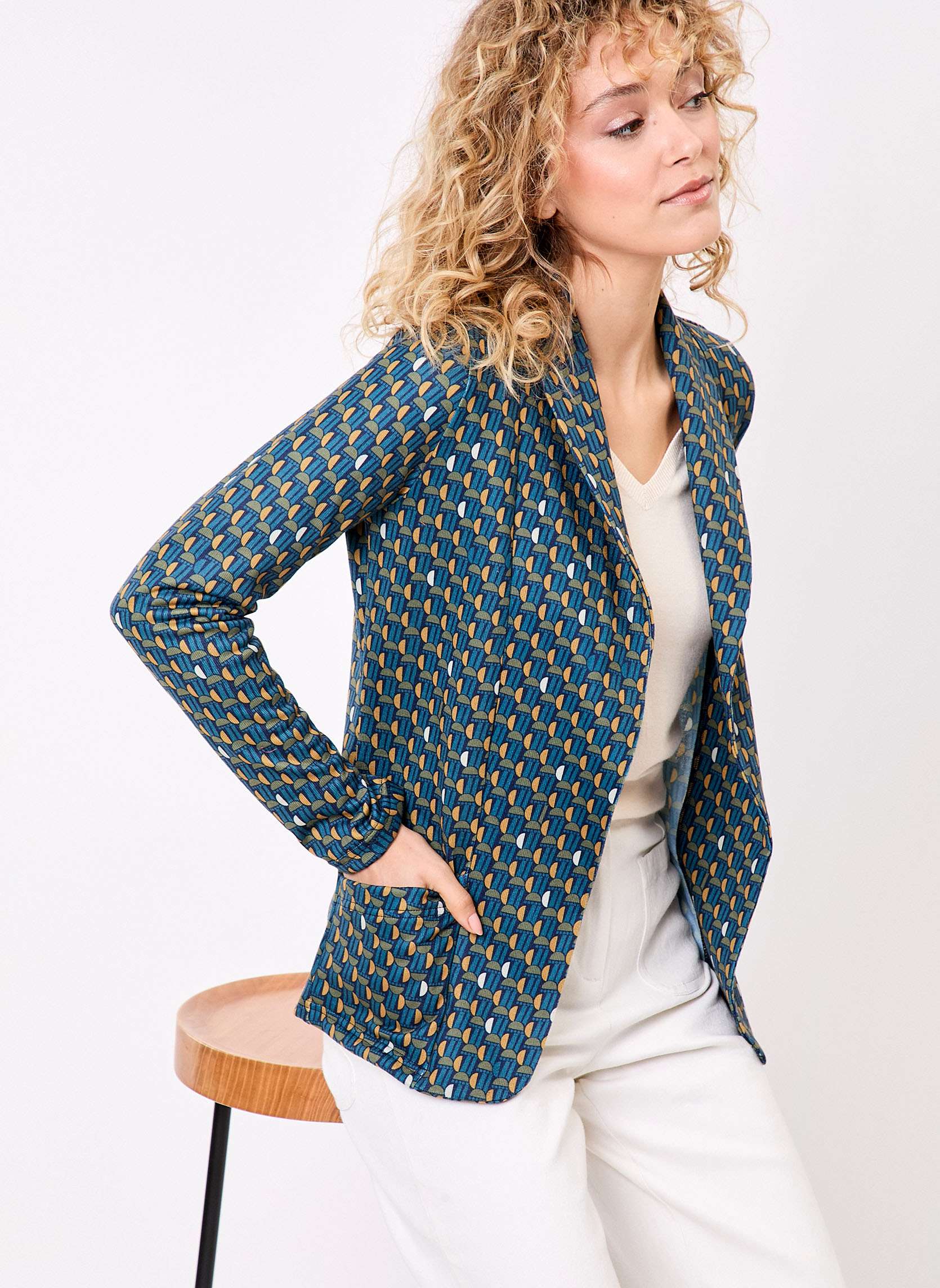 Veste souple maille CATLINE