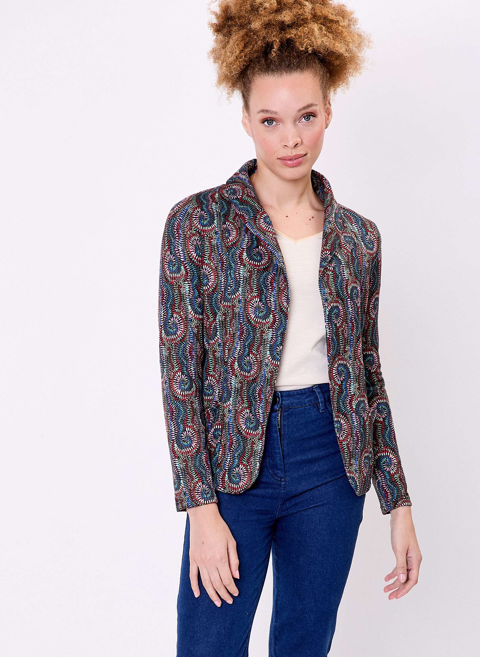 Veste souple maille CATLINE