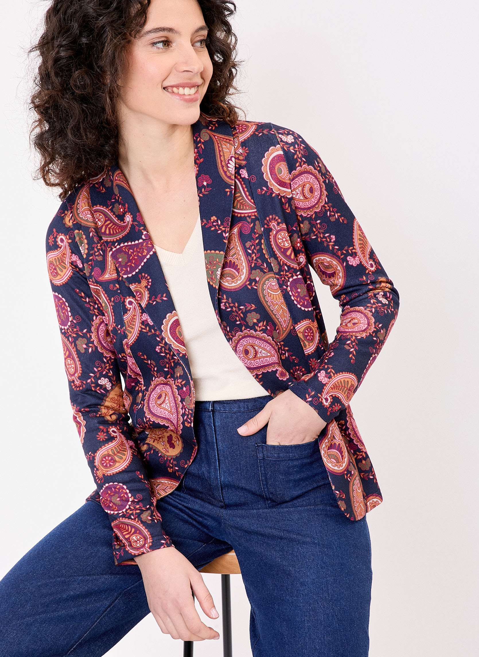 Veste souple maille CATLINE