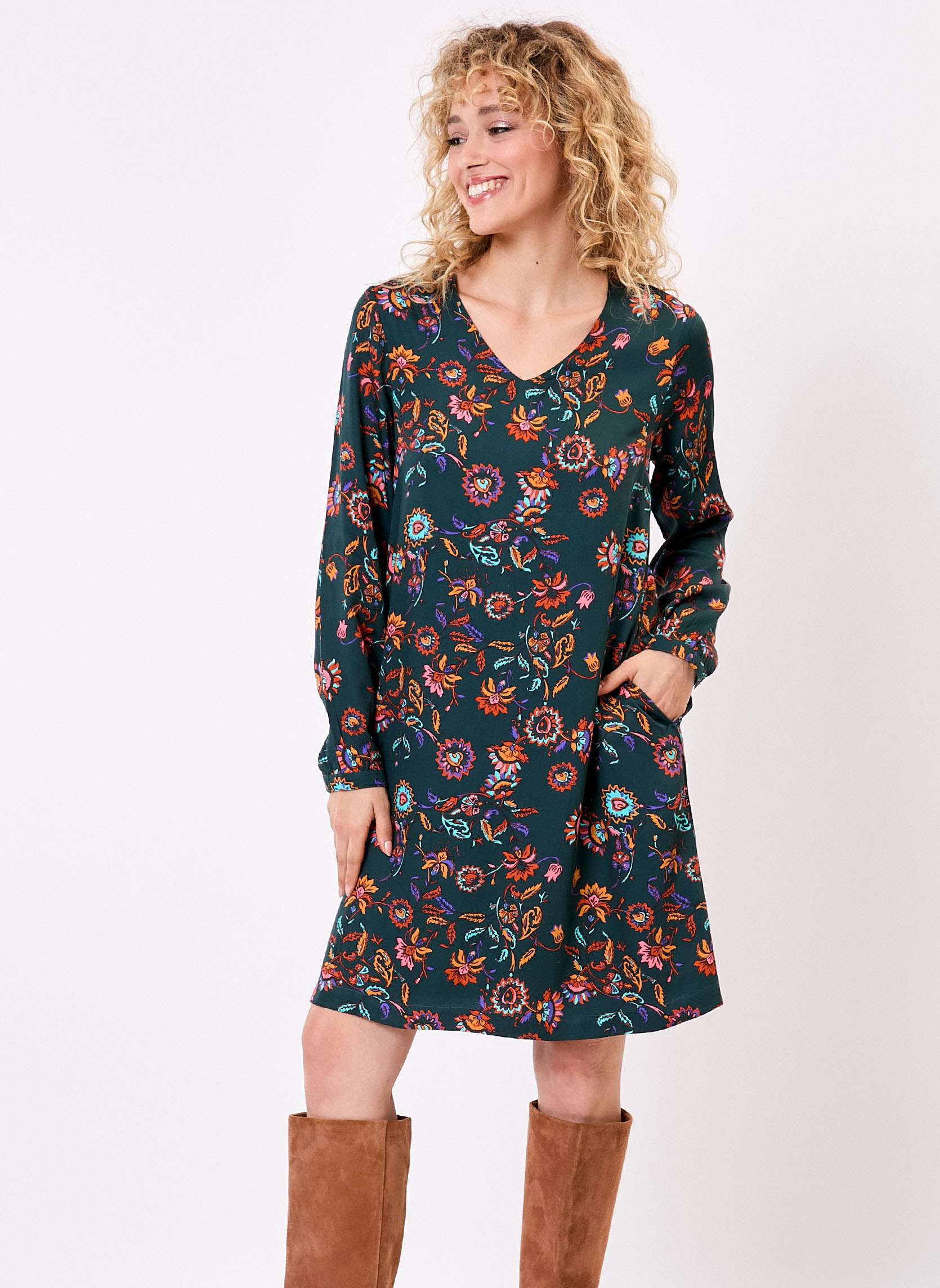 Robe fluide vase NOEMIE