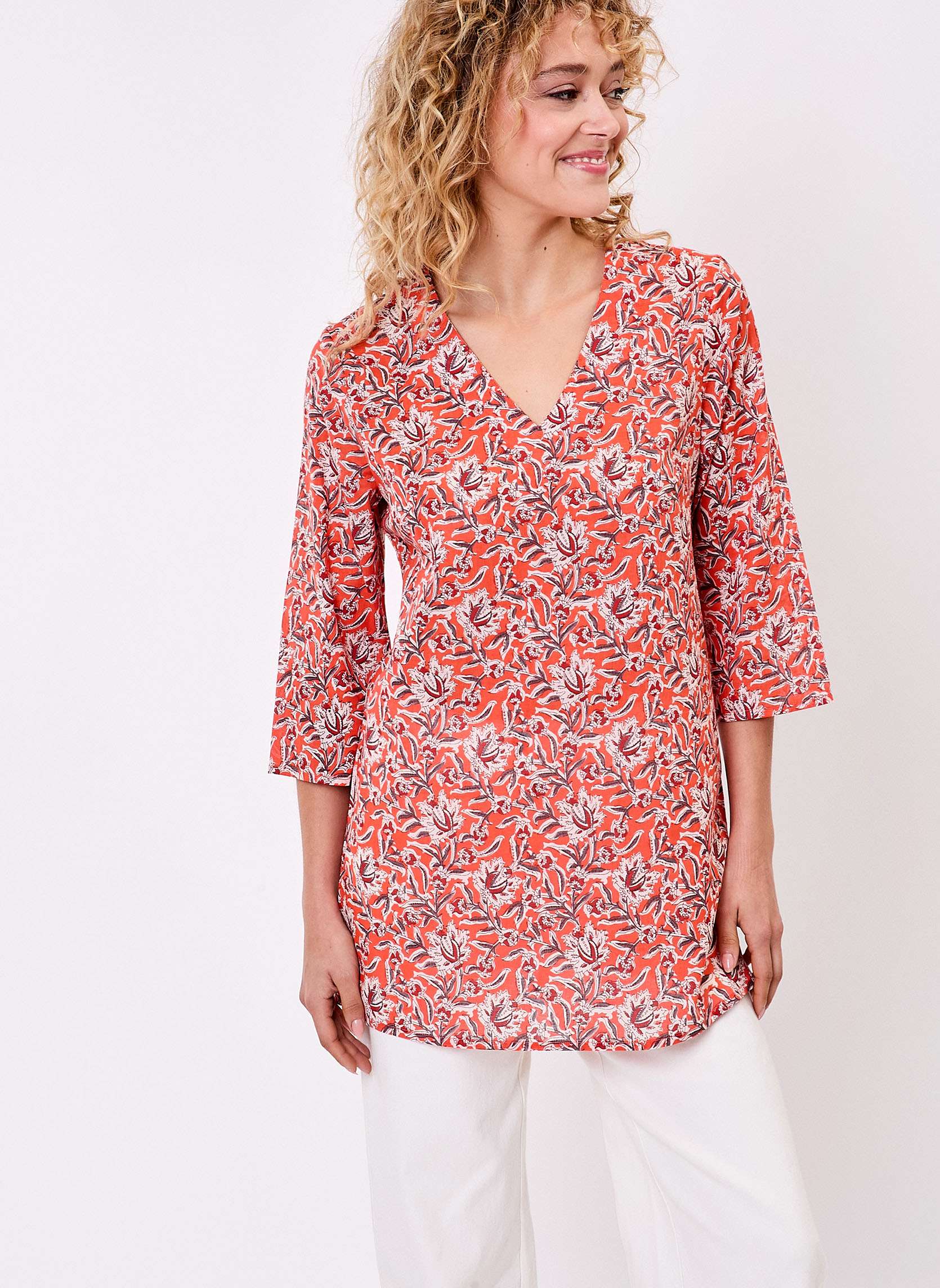 Tunique femme voile de coton bio LAURIE
