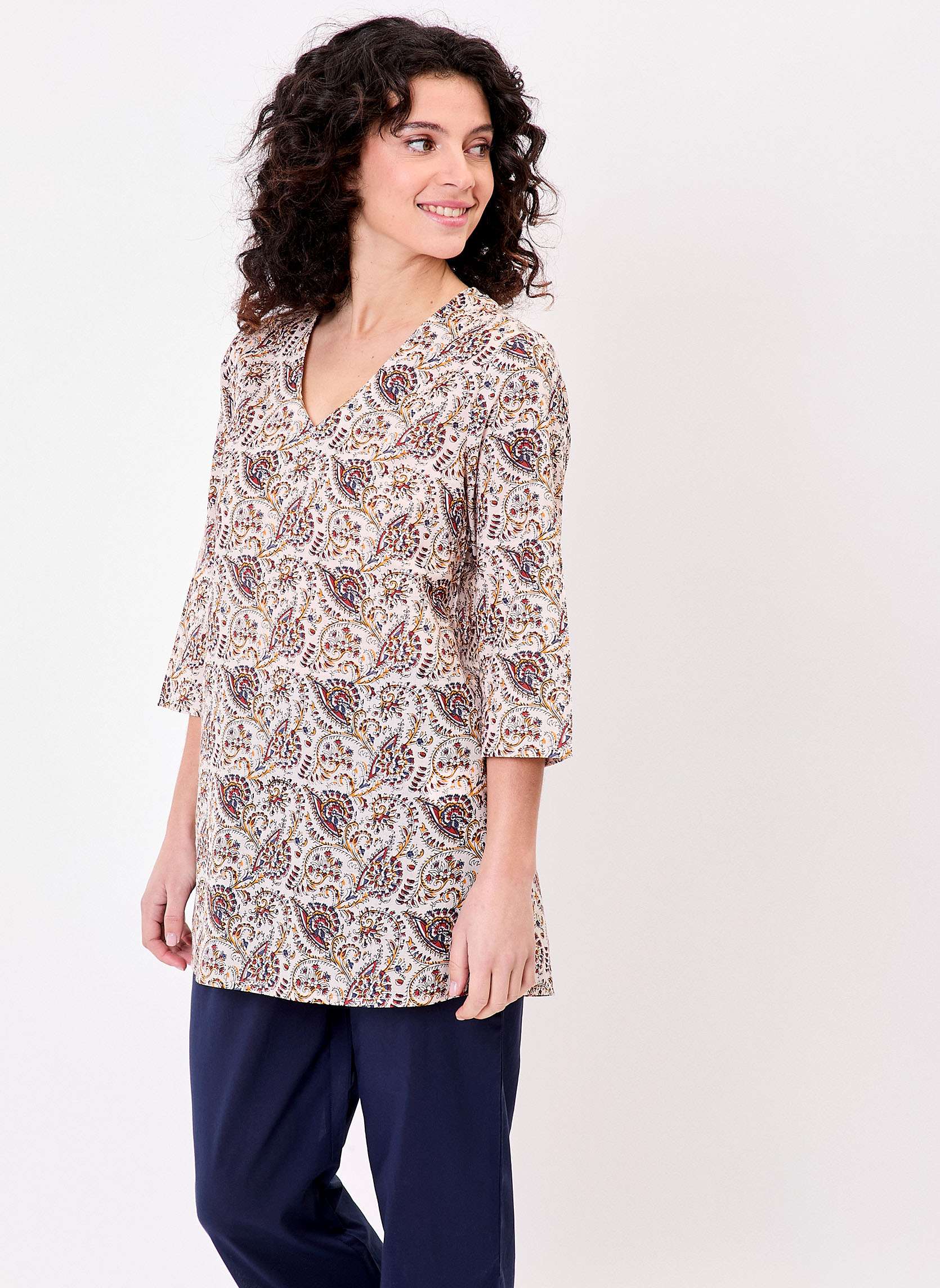 Tunique femme voile de coton bio LAURIE