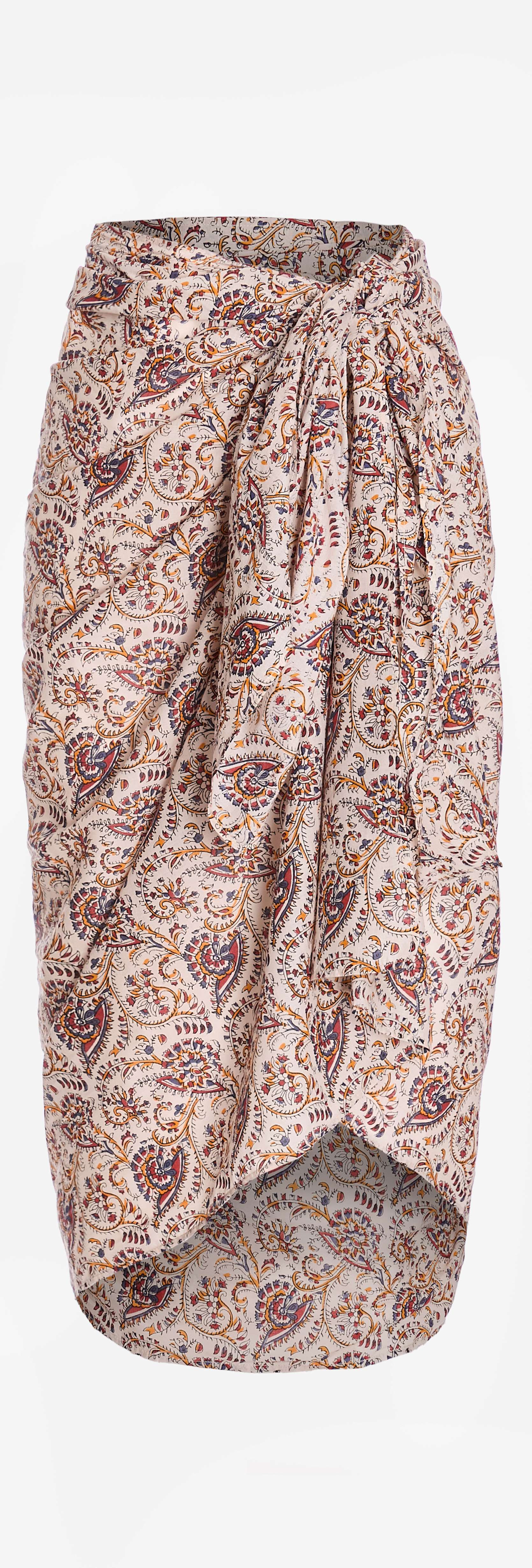 Paro imprim voile de coton bio SARONG