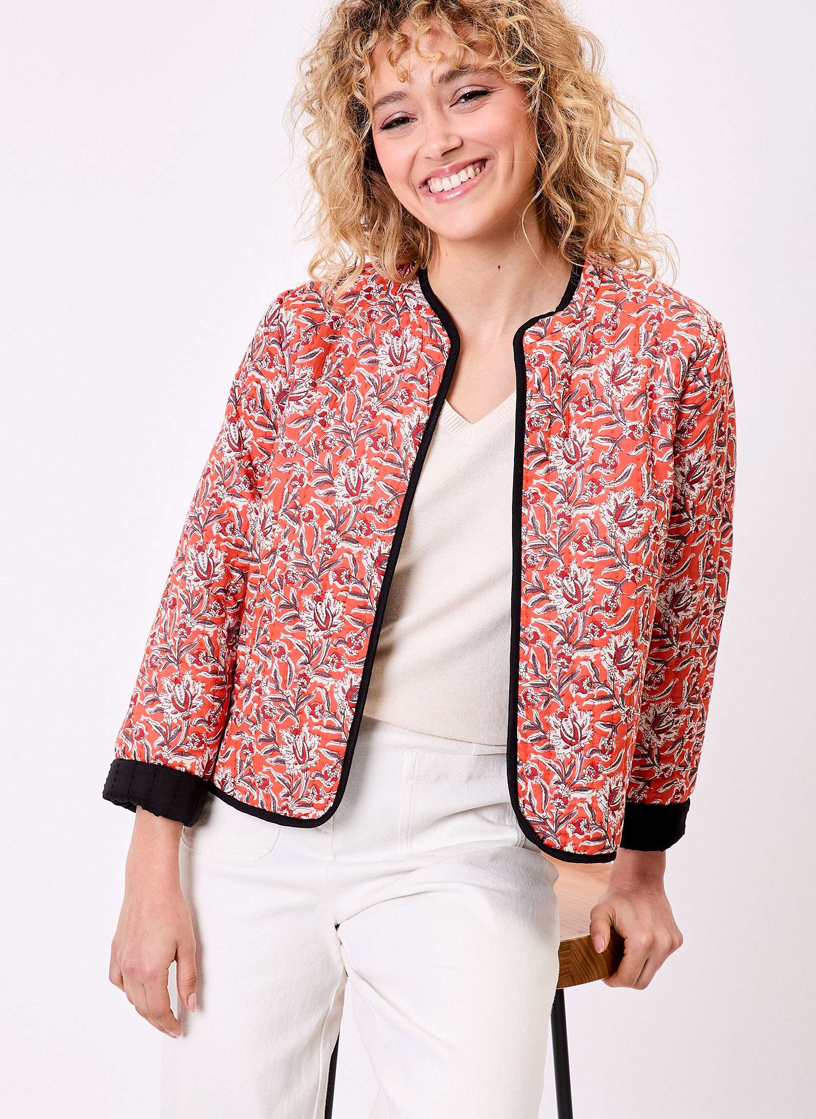 Veste matelasse rversible coton bio ANETE