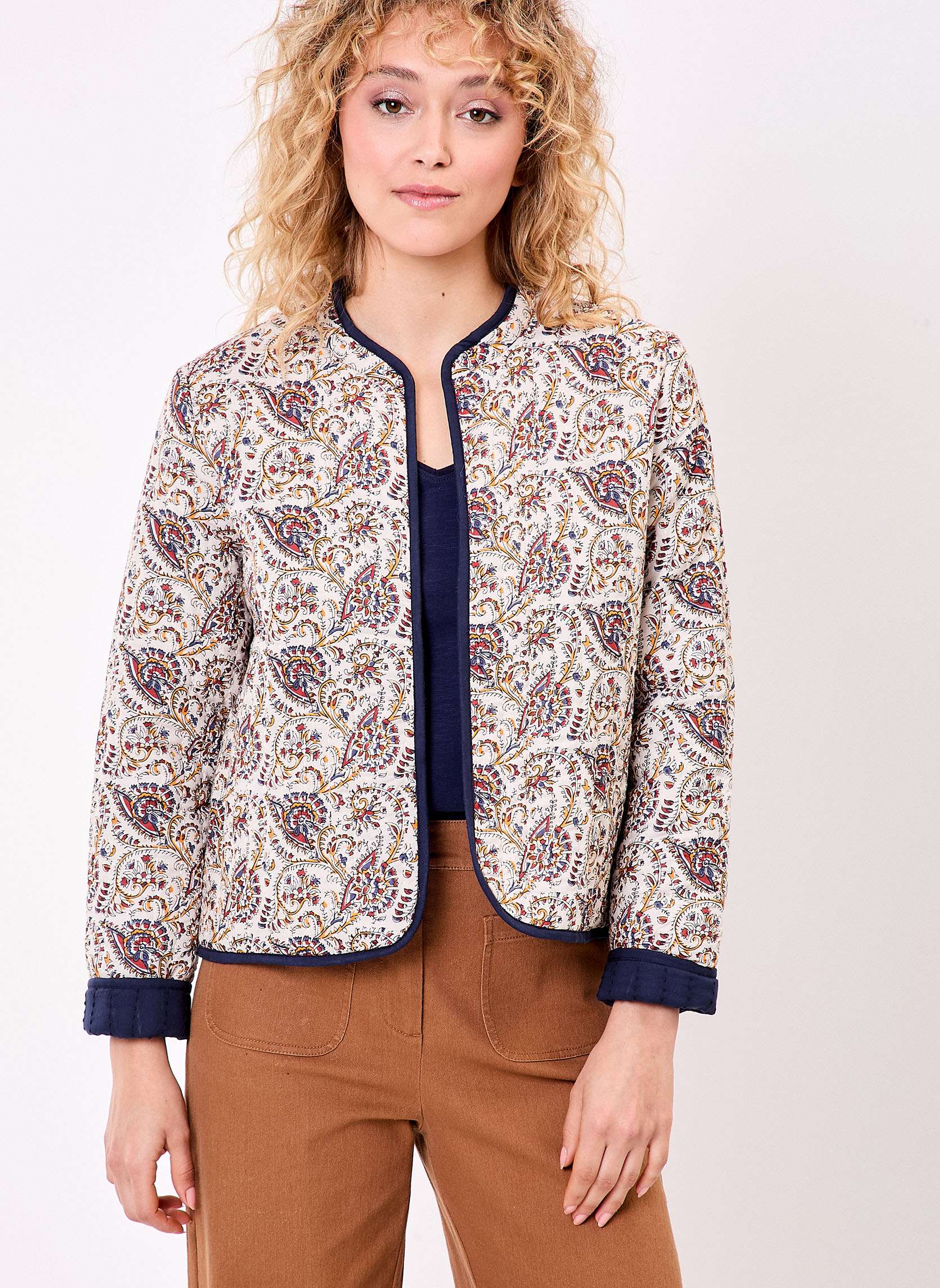 Veste matelasse rversible coton bio ANETE