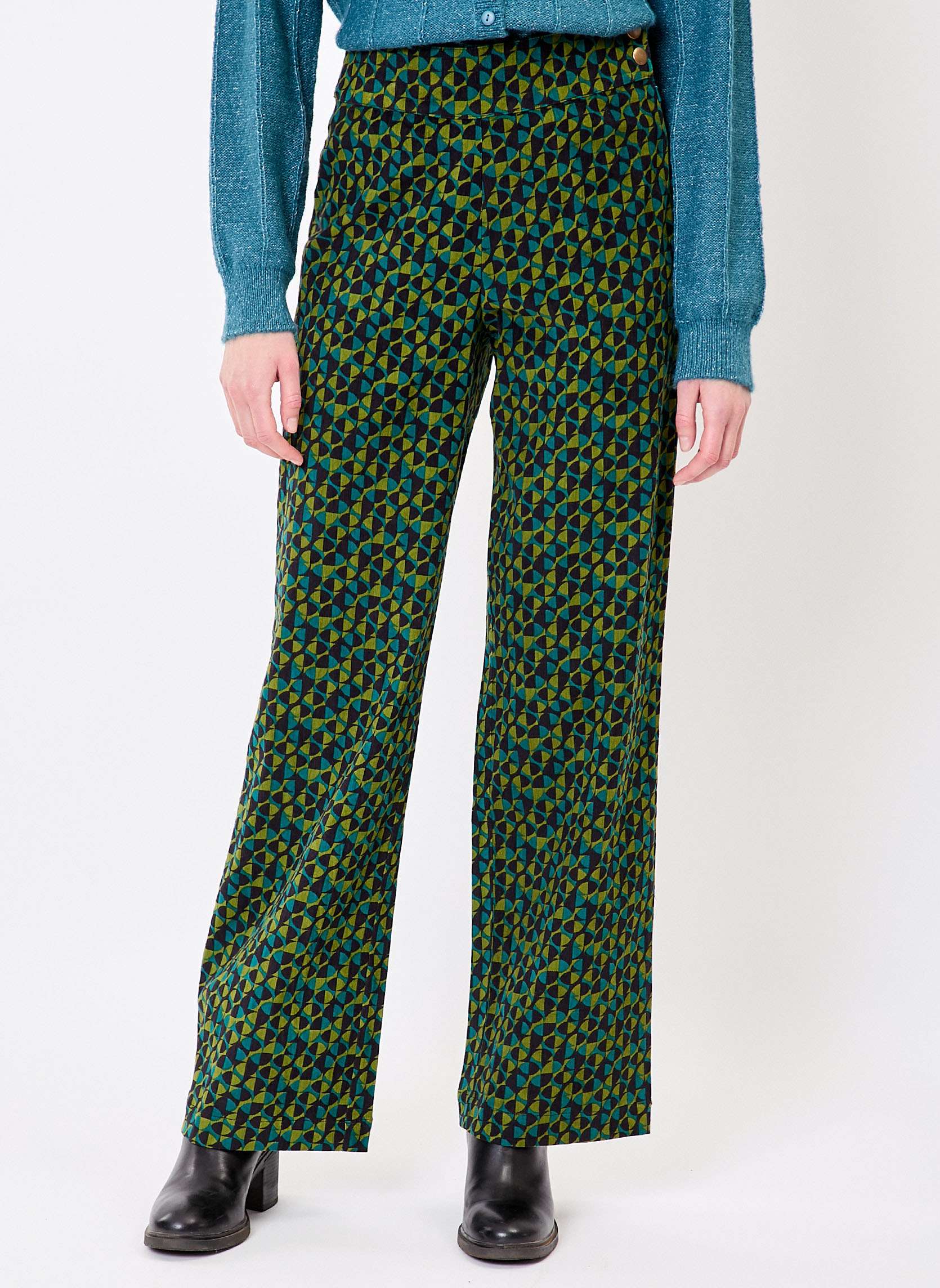 Pantalon large velours ctel OSCAR